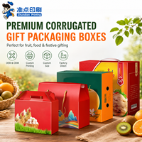 Boîte en carton ondulé personnalisée professionnelle avec des matériaux durables pour le transport de fruits, légumes et produits agricoles