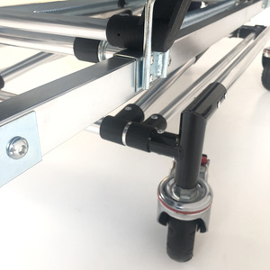 Carrito de Transporte Plegable de Aleación de Aluminio para Hospital con Barandillas y Soporte para Vía Intravenosa, Camilla de Ambulancia - Product Image 6