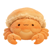 CPC OEM ODM conception de jouets animaux marins en peluche certifiés CE personnalisés gros yeux peluche crabe peluche pour cadeaux