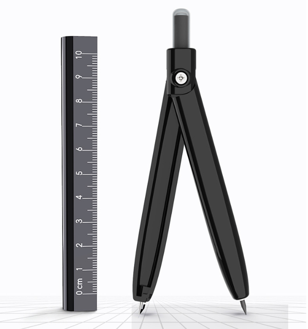 Pen Shaped Metal Compass Ruler Set for Students Professional Drawing Wholesale