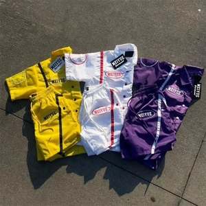 Conjunto de Camiseta y Pantalones Cortos para Hombre DCY, Conjunto de Chaqueta Cortavientos y Pantalones Cortos de Dos Piezas, Chándal de Nailon Personalizado con Logotipo - Product Image 4