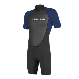 <span class=keywords><strong>Combinaison</strong></span> en néoprène pour hommes, tenue courte de plongée, super élastique, de natation et de surf, 3mm, nouveau design - Product Image 3
