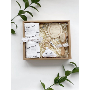 Boy Design Monatskarte Infant Wrap Geschenkset Weiche Bambus Baumwolle Baby Musselin Wickel decke mit Beißring - Product Image 2