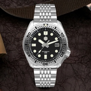 Montre de plongée de luxe pour homme San Martin SN046-G, cadran en nacre, mouvement mécanique NH35, bracelet, luminescent, saphir, 20 bars - Product Image 5