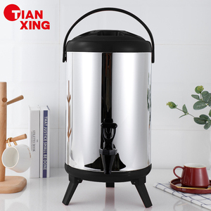 Accessoires à café TIANXING Distributeur de boissons en acier inoxydable à conservation de la chaleur Seau à eau chauffée Baril à thé <span class=keywords><strong>Mike</strong></span> - Product Image 1