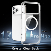 Coque Magnétique Classique Simple Anti-jaunissement Antichoc de Haute Qualité Personnalisée Transparente pour iPhone 17 Pro Max Air
