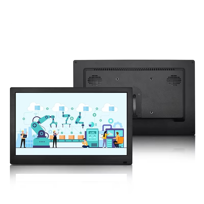11.6 Inch IPS1920*1080 HD VGA Non-Touch Plastic TFT Industrial Laptop Monitor VESA Wall-Mounted Black