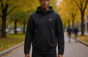 Sudadera con capucha <span class=keywords><strong>Nike</strong></span> Sportswear <span class=keywords><strong>Tech</strong></span> <span class=keywords><strong>Fleece</strong></span> con cremallera completa, resistente al viento, para <span class=keywords><strong>hombre</strong></span>, para otoño - Product Image 2