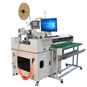 Fully automatic single-head dipping multi-station plug-in terminal crimping machine