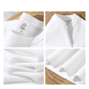 <span class=keywords><strong>Camiseta</strong></span> personalizada de alta calidad para hombre 100% algodón 300gsm <span class=keywords><strong>camiseta</strong></span> <span class=keywords><strong>blanca</strong></span> de <span class=keywords><strong>manga</strong></span> corta para mujer camisa de moda holgada con hombros caídos de gran tamaño - Product Image 3