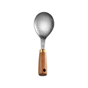 Titanium <b>Rice</b> Spoon With Rosewood Handle Non <b>Stick</b> Heat Resistant For Home And Picnic Use - Product Image 1