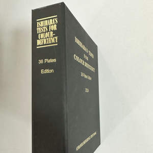 Tableau d'examen d'optométrie, 38 plaques, livre de test de vision couleur pour les soins oculaires et l'évaluation de l'acuité visuelle - Product Image 4