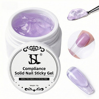 Colle pour faux ongles HS Super Strong Press-on, adhésif longue durée, sans HEMA, TPO, MEHQ, conforme aux normes européennes, gel adhésif solide pour ongles
