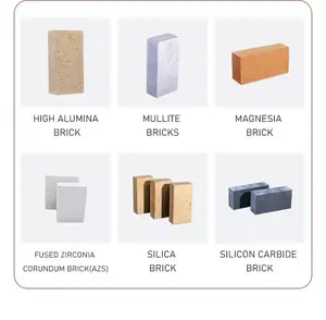 Fogo-tijolos altos resistentes da alumina refratário Firebricks para o furance de alta temperatura