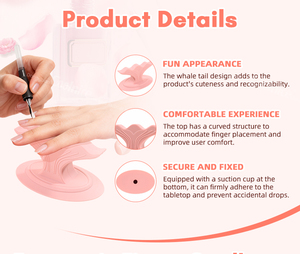 Accessori per Unghie <span class=keywords><strong>di</strong></span> Tendenza su TikTok, Supporto per Nail Art, Cuscino per Unghie, Strumento per Esercizi delle Dita per Ragazze e Donne - Product Image 6