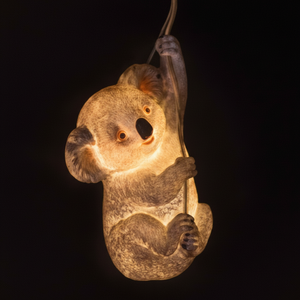 Sculpture décorative d'animal koala d'extérieur avec éclairage pour parcs, jardins et décorations de Noël - Product Image 1
