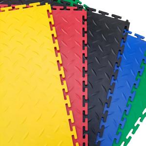 Dalles de sol en PVC robustes, <span class=keywords><strong>tapis</strong></span> de sol en <span class=keywords><strong>vinyle</strong></span> plastique de qualité industrielle pour garage, atelier, entrepôt, salle de sport, salle d'exposition, <span class=keywords><strong>parquet</strong></span> - Product Image 3