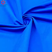 Tissu de sport et de maillot de bain uni, 190 g/m², polyester warp 88 %, élasthanne 12 %, extensible, résistant à l'eau, respirant, écologique, pour le yoga