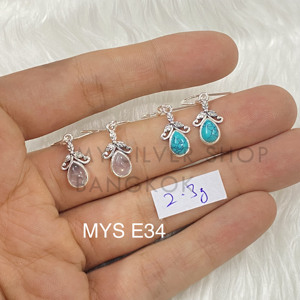 แหวนพลอยหรูหราใน925เครื่องประดับเงินสเตอร์ลิงและเงินสเตอริง - Product Image 1