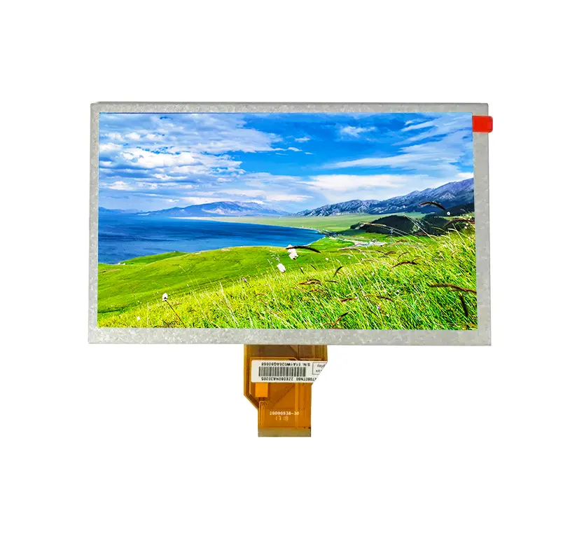 8'' transparent oled display 800*480 high resolution 8 inch RGB AURT lcd screen