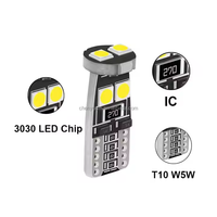 HYNBYZJ T10 Mini LED voiture lumière 3030 6SMD Auto tourner côté plaque d'immatriculation lumière 5W haute puissance dégagement marqueur lampe