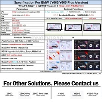 Reproductor de DVD para Auto Voyeego de 10.25 Pulgadas para BMW Serie 2/3/4/5/6/7 X1 X3 X4 X5 X6 F01 F06 F07 F10 F15 F22 F25 F30 F32 F48 E60 E70 E90