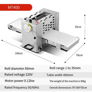 미니 상업용 휴대용 밀가루 반죽 프레스 기계 카운터 탑 페이스트리 크로와상 시트 우유 물 베이커리 새로운 - Product Image 4