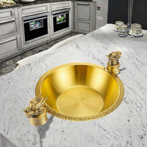 Nuevo Producto Explosivo: Olla Caliente Ecológica de Acero Inoxidable Triple con Diseño de Dragón Chino Moderno y Spray de Hielo Seco - Product Image 3