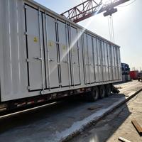 Conteneur photovoltaïque solaire pour application d'infrotablettes en acier, cabine préfabriquée, maison à double couche, Chine Wosx Yzs02
