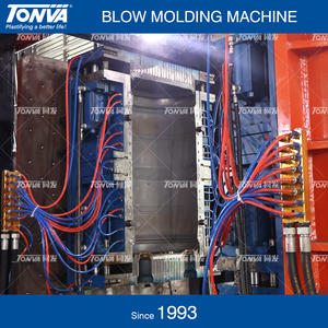 Hai lớp L Ring 200L 220 lít 55 gallon nhựa HDPE màu xanh trống Thùng thổi đúc Máy làm - Product Image 4