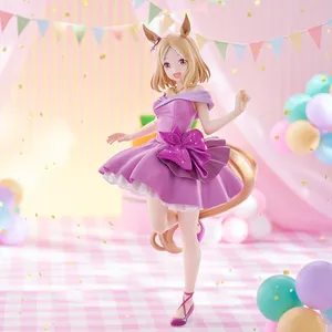 Figura Coleccionable de Anime en PVC de UmaMusume Pretty Derby <span class=keywords><strong>Narita</strong></span> Top Road Trio, Versión Vestido de Fiesta, con Licencia Oficial, en Caja Original - Product Image 2