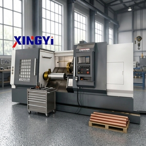 เครื่องกลึงซีเอ็นซีแบบเตียงเอียงรุ่น TCK63 สำหรับการกลึงชิ้นส่วนโลหะที่มีความซับซ้อน ความแข็งแกร่งสูง แม่นยำสูง พร้อมระบบควบคุมอัตโนมัติ - Product Image 1