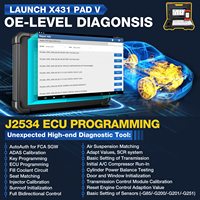 Lancio 2025 X431 PAD V ECU Scanner per macchine diagnostiche per strumenti di codifica e programmazione Online con aggiornamento Obd2 di 2 anni