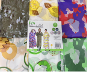 Abito Lungo Floreale da Donna EVA S.RERCOAT, Collo Tondo, Maniche Lunghe, Vestibilità Comoda, Casual per Tutte le Stagioni, 100% Poliestere Tessuto Lavabile - Product Image 3