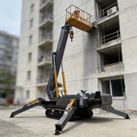 Grue araignée RST L-721 de 8 tonnes, professionnelle, diesel, hydraulique, télescopique, à chenilles, télécommandée, à vendre en Amérique du Nord