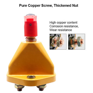 12V 300A Interruptor de desconexión de batería de alimentación Interruptor de corte para aislamiento para desconectores de interruptor - Product Image 5