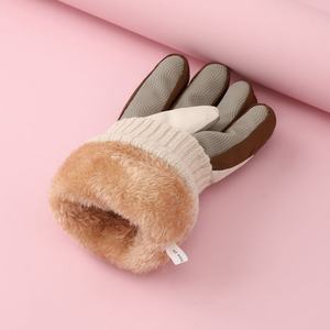 Gants de ski en polyester coupe-vent antidérapants à doigts entiers pour enfant garçon, motif dessin animé mignon, personnalisables, vente en gros, directement de l'usine - Product Image 6