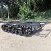 Lastik parça şasi yürüyen aksam meyve bahçesi kamyon Robot paletli CRLGY-180 yükleme ağırlığı 600KG