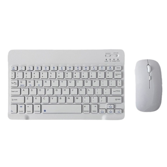 Custom Human-Ergonomic Wireless LED Keyboard Ultra Slim Silent Portable Office Combo Universal Keyboard Mouse Set 1600 DPI PS/2