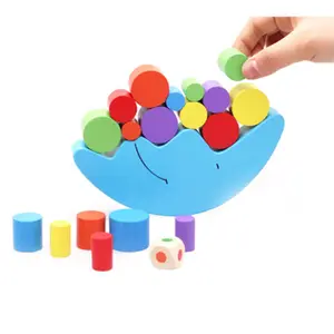 Starlink 아기 흔들 말 장난감 나무 아이 흔들 말 균형 장난감 나무 로커 나무 균형 게임