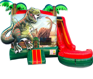 B02 INTEX <span class=keywords><strong>Dinoland</strong></span> Play Center 57135 Pulverizador de arco de dinosaurio móvil Bañera de hielo inflable portátil para uso en exteriores - Product Image 5