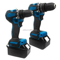 Perceuse à percussion sans fil à batterie lithium-ion, moteur sans balais, vitesse variable, qualité industrielle, outil domestique OEM 1/2