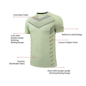T-Shirt da <span class=keywords><strong>Uomo</strong></span> per <span class=keywords><strong>Palestra</strong></span>, Corsa e Allenamento, Abbigliamento Sportivo Personalizzato, <span class=keywords><strong>Magliette</strong></span> Casual a Compressione - Product Image 3