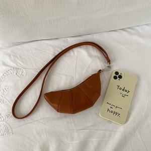 Monedero con cierre de cremallera de 6 pulgadas, mini bolso cruzado para lápiz labial y auriculares, para uso diario, en colores macaron. - Product Image 4