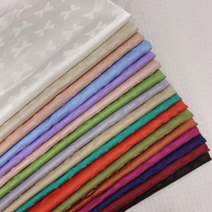 提花缎面奢华睡衣面料女装眼罩有机弹力涤纶氨纶婚礼编织图案 - Product Image 2