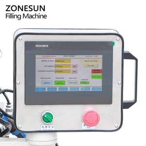 ZONESUN-Máquina de llenado de pasta de brillo de labios, semiautomática presurizada, doble cabeza, mezcla de calor, sombra de ojos - Product Image 2