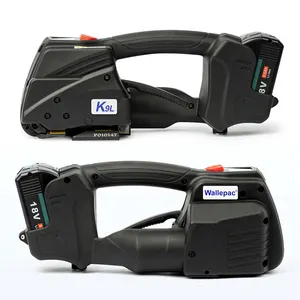 Wallepac K6L Full Automatic Strapping Tool 5000Mha Battery Powered Strapping Machine For 5/8 In-3/4 In Pp /Pet Strap