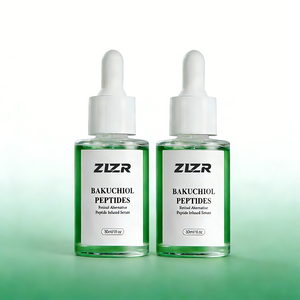 Sérum pour le visage infusé de peptides Bakuchiol, lissant la peau, anti-âge, anti-rides, alternative aux peptides - Product Image 5