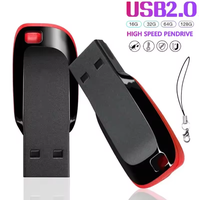 Mini clé USB 2.0 en plastique avec options de stockage de 1 Go à 128 Go, garantie de 3 ans