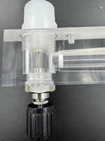Débitmètre de gaz acrylique de haute qualité avec débitmètres d'air de panneau de rotamètre d'air de soupape réglable